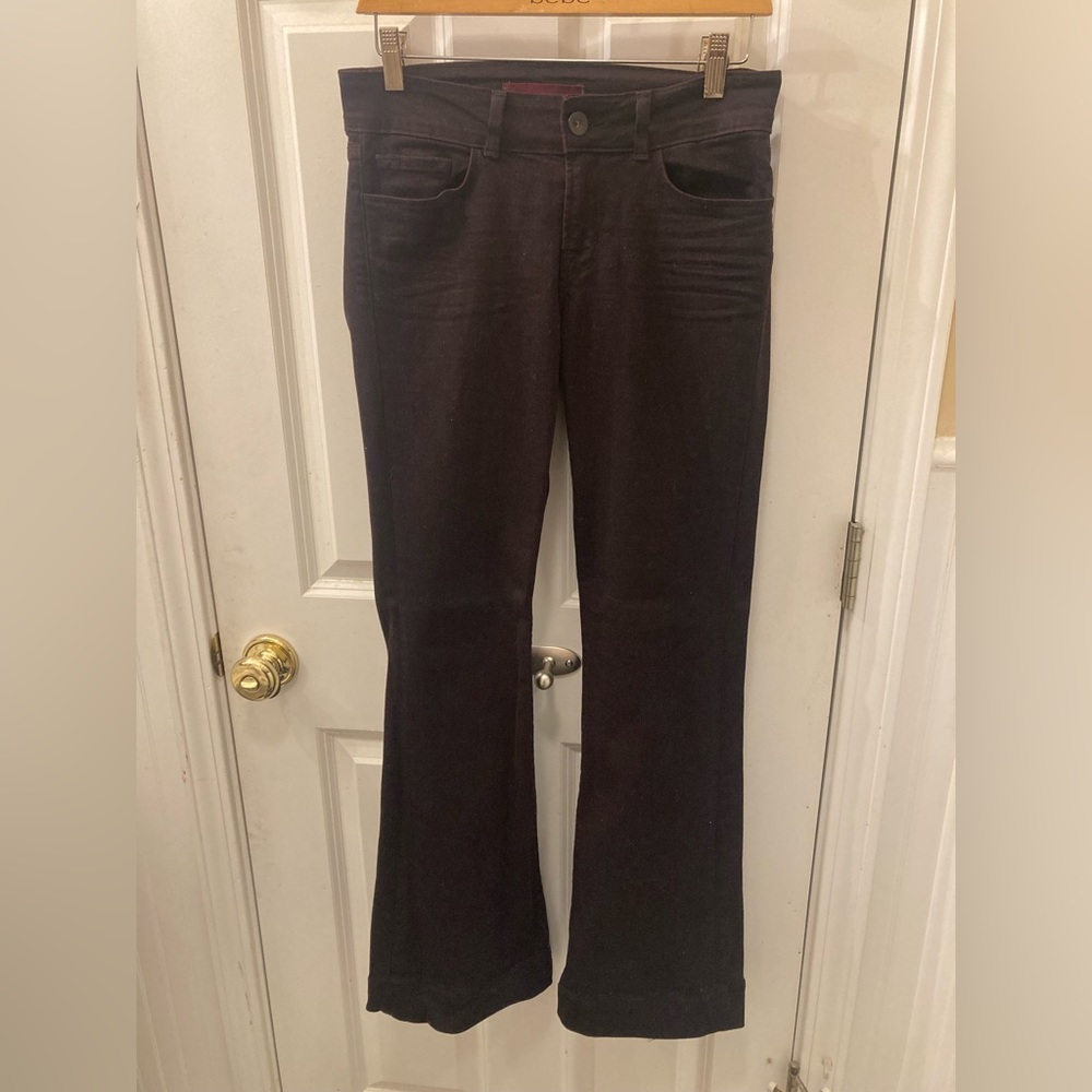 J Brand Noir Red Flare Jeans size 28 - NEVER WORN.  Great condition .
